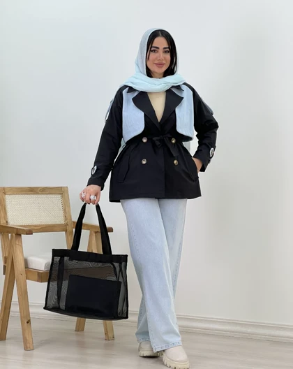 بارانی ترکیبی مهسان(3)کد:4363