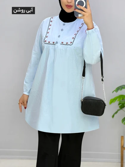 تونیک گلدوزی لینن رالین کد 20145543