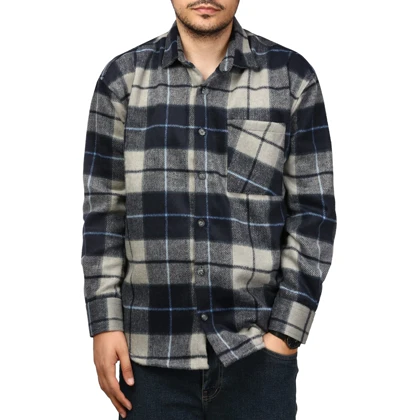 پیراهن پشمی ضخیم مردانه مدل 6203863