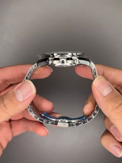 ساعت مچی امگا اسپیدمستر بند سیلور صفحه سبز Omega Speadmaster