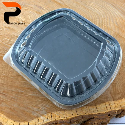 ظرف مربع تک خانه یکبارمصرف 601