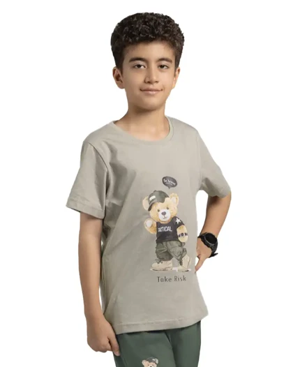تیشرت پسرانه سیلکا طرح Army