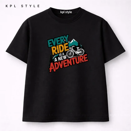 تیشرت باکسی 100٪ پنبه (Adventure) | کد 1343