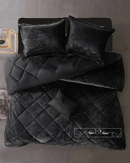 روتختی مینیمال مخمل طرح لوزی