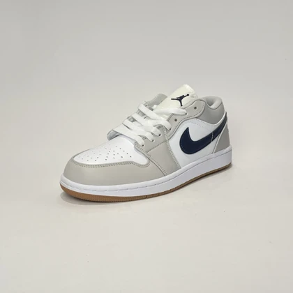 کفش روزمره نایک جردن 1 طوسی سفید کد Z264