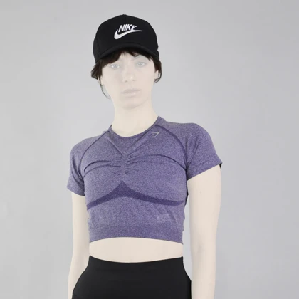 نیم‌تنه ورزشی زنانه جیم شارک مدل 9258 بنفش