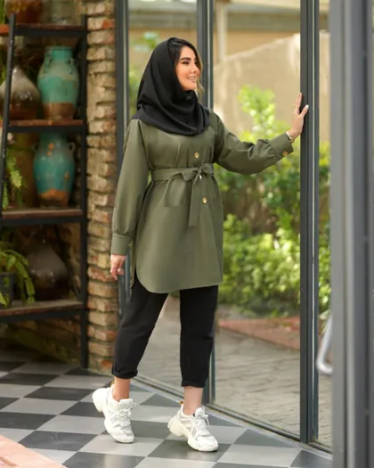 مانتو دانشجویی کد 1527
