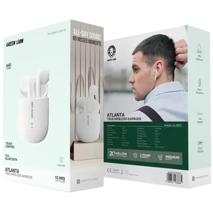 هندزفری بلوتوثی گرین لاین Green Lion مدل GL-TWS78 GNATLNTWS شارژدهی 40 ساعته