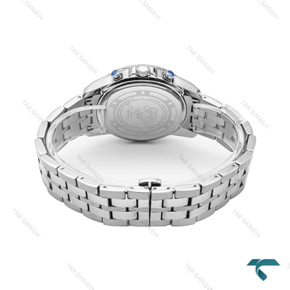 ساعت الکسا پریمیر A0103 مردانه نقره ای صفحه مشکی Alexa-6152-G