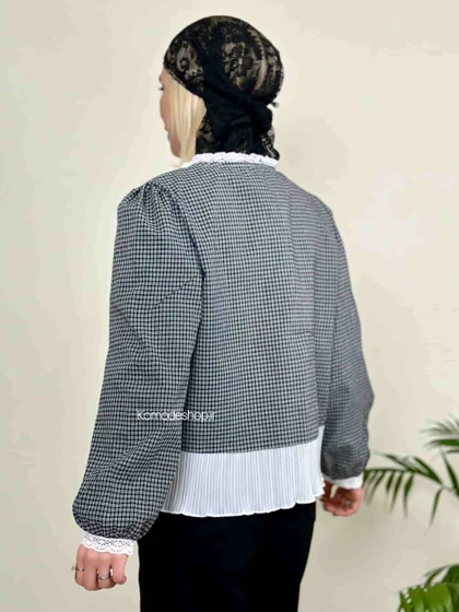 شومیز عروسکی جلوبسته پلیسه
