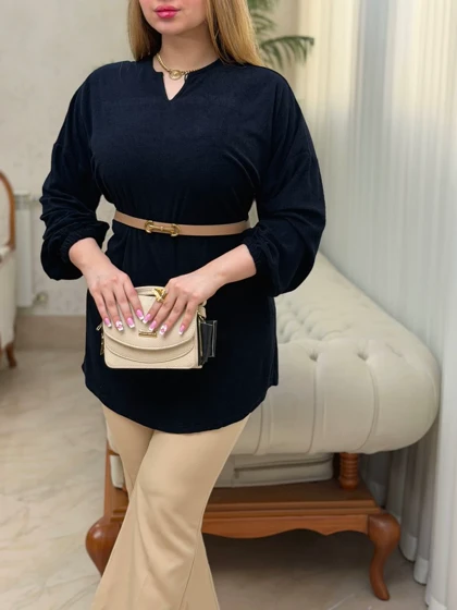 تونیک مخمل جلوگره 3588