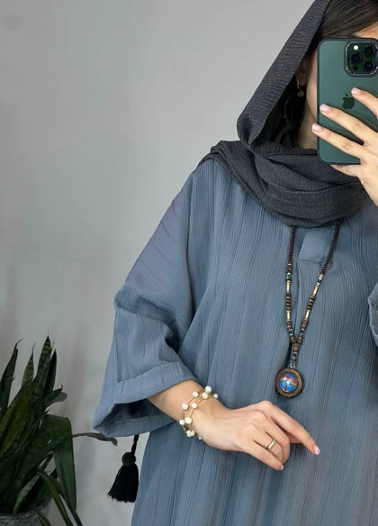 مانتو بلند لبخند