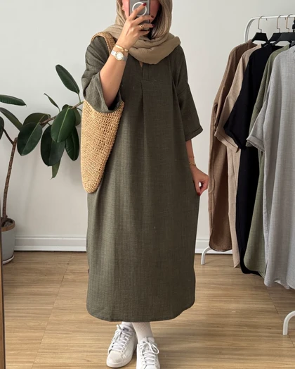 پیراهن مانتویی ساحل 11