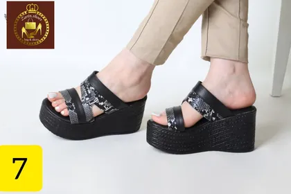 صندل دمپایی تمام طبی لژدار زنانه 580-1