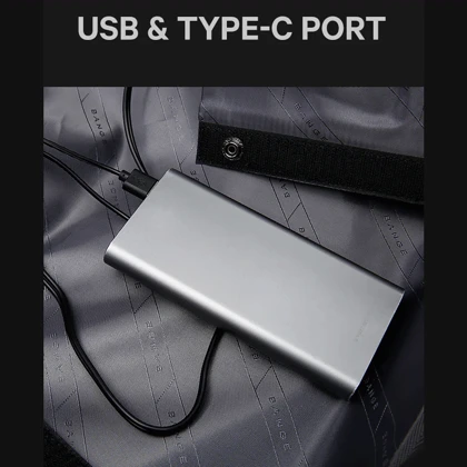 کوله پشتی لپ تاپ 15.6 اینچ بنج Bange اصل مدلBG-2956 با پورت USB