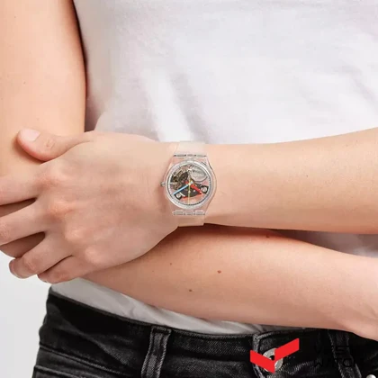 ساعت مچی زنانه سواچ SWATCH مدل SO28K100-S06
