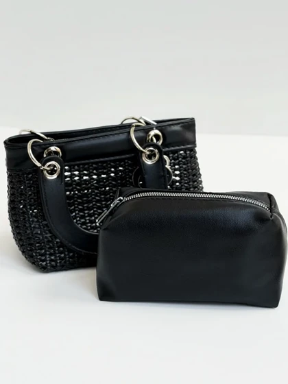 6843-کیف حصیری Dior