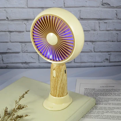 پنکه همراه مدل دستی و رومیزی کد GLnd00013 ظرفیت 500 میلی آمپر ساعت