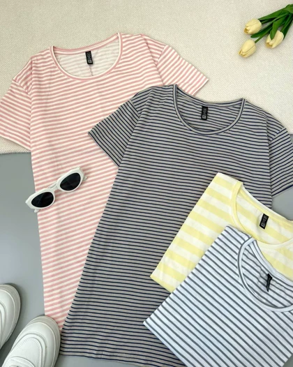 تیشرت راه راه اورجینال کد 4963