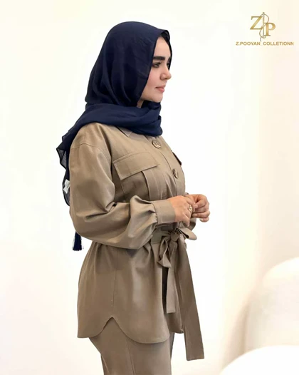 تونیک و شلوار زنانه لینن شوکا