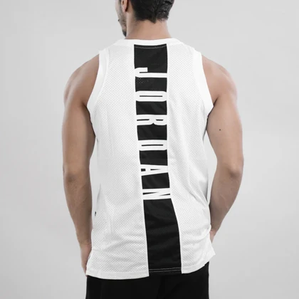 رکابی ورزشی مردانه جردن مدل Dri Fit-228 سفید