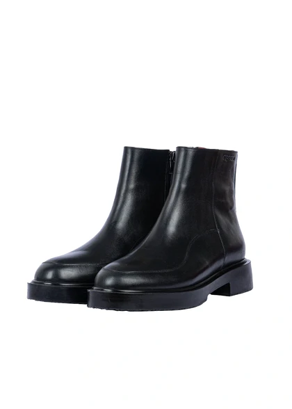 نیم بوت مردانه چرم مدل ms1028