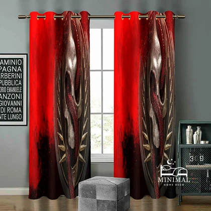 پرده کودک طرح اسکلت مدل W5123