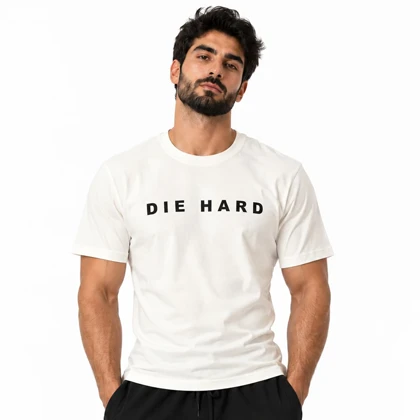 تیشرت اسپرت جان سخت مدل CN-Diee-26078 سفید
