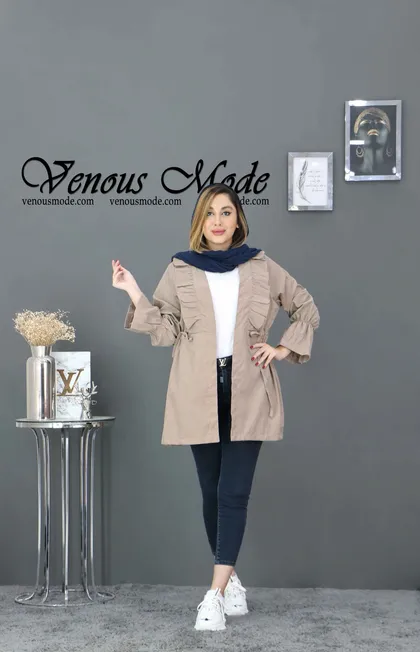 مانتو میکرو یقه چین