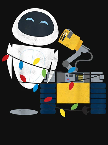 تیشرت وال ای | Pixar Wall-E Eve Christmas کد 235430