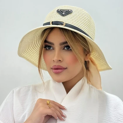 کلاه ساحلی اسپرت بند چرم