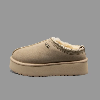 اسلیپر آگ تاز پلتفرم خاکی Ugg Slipper Platform Tazz Sand
