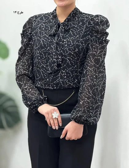 شومیزحریر مجلسی مهلا (4520)