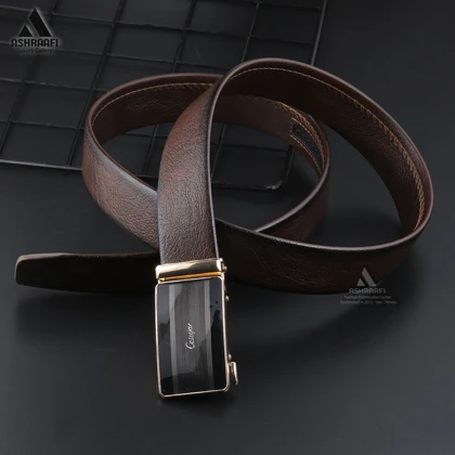 کمربند چرمی مردانه Leather Ratchet Belt BL152