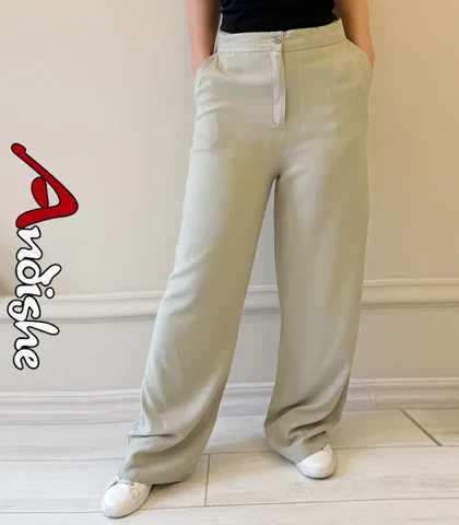 شلوار زنانه لینن بگ هلما