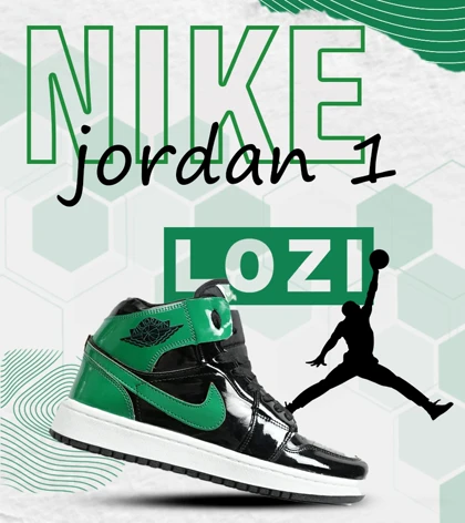 کتانی ساق‌دار NIKE jordan 1 کد 6965