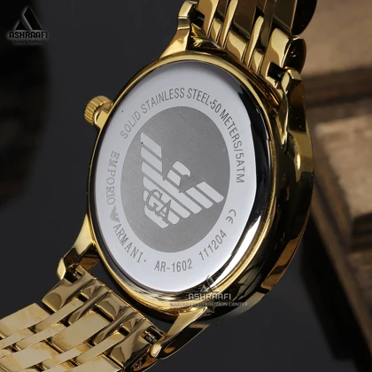 ساعت مردانه امپریو آرمانی طلایی Emporio Armani AR-1602G