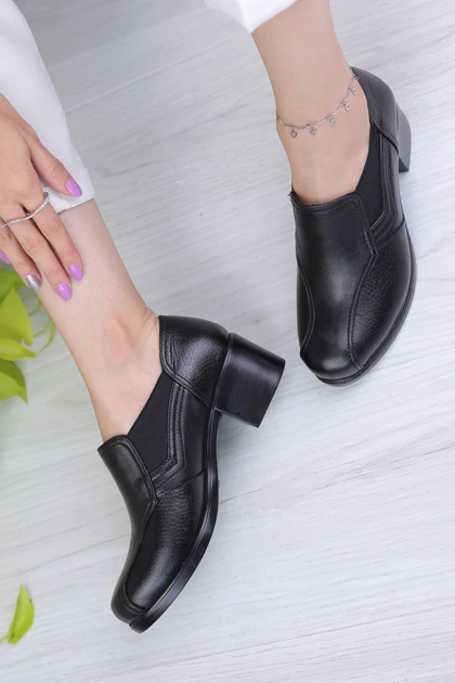 کفش چرم پرسنلی زنانه 122 پلاک