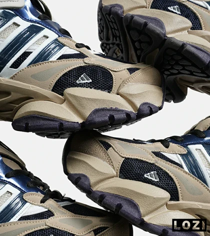 کفش کتانی مردانه و زنانه کرم سرمه ای ADIDAS performance x9000l4