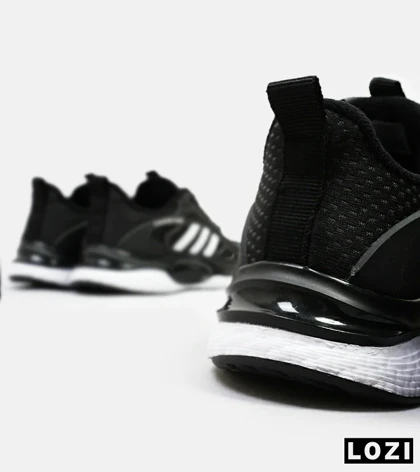 کفش کتانی مردانه مشکی سفید ADIDAS UltraBoost