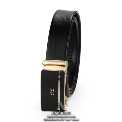 کمربند مردانه مون بلان Montblanc Leather Ratchet Belt BL131
