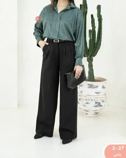 شومیز ساتن هوگون 5054