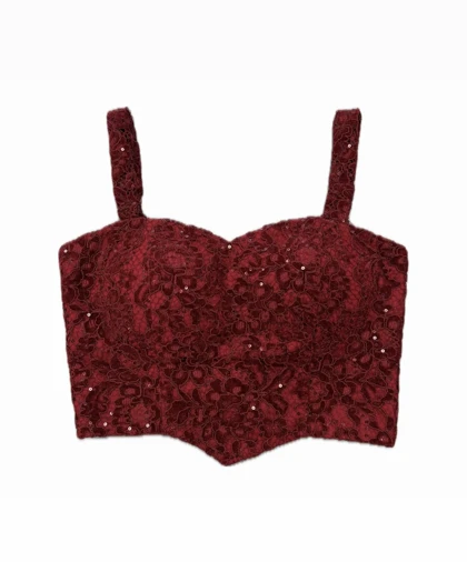 کراپ دانتل قرمز