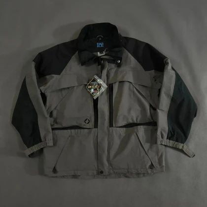 SIZE XXL - XL کاپشن اسکی بلند اورجینال از برند معتبر BLACK ICE امریکا