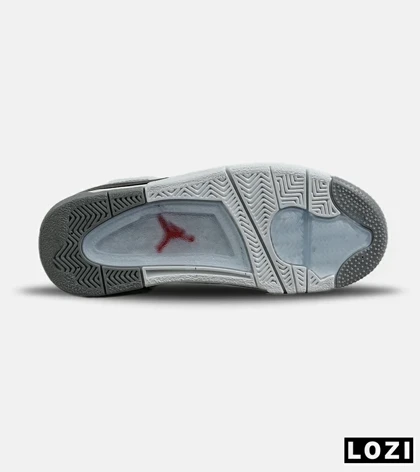 کفش کتانی ساق‌دار مردانه و زنانه طوسی NIKE jordan 4 مدل 7719