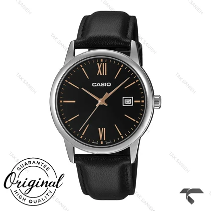 ساعت کلاسیک کاسیو MTP-V002L-1B3U مردانه بند چرم Casio-10396-G