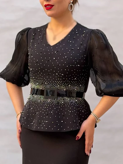 شومیز نگینی لندی کد (446)