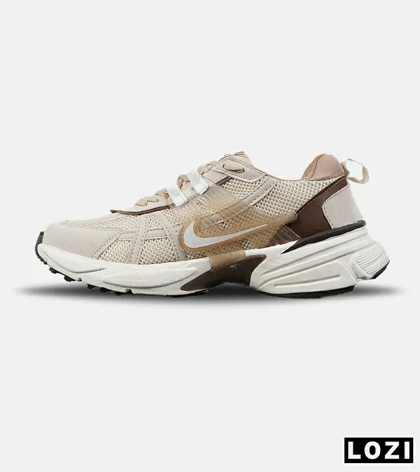 کفش کتانی مردانه و زنانه قهوه ای کرم Nike cushlon مدل 7564