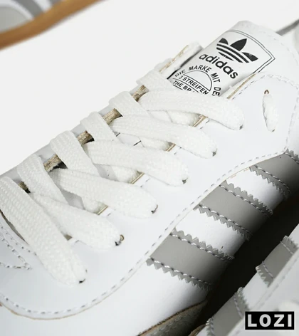 کفش کتانی مردانه و زنانه سفید طوسی کرم ADIDAS Samba