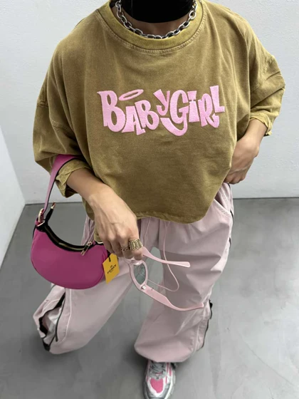 تیشرت نیم‌تنه BABY GIRL